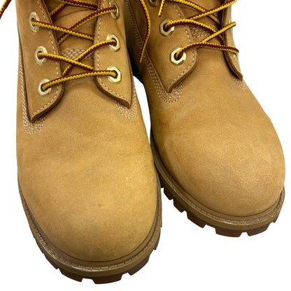 Timberland ティンバーランド 6インチ プレミアムブーツ ウィートヌバック 12909W 24.5cm 靴 シューズ レディース メンズ 中古 W1