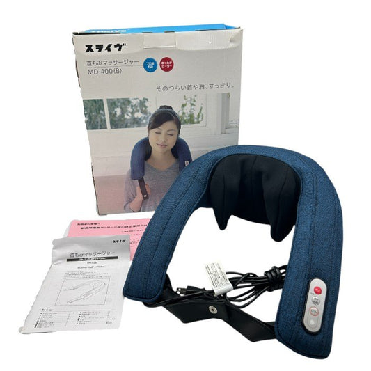 THRIVE スライヴ 首モミマッサージャー MDー400 医療機器認証番号:224AABZX00061000 マッサージ器 家電 ネックマッサージャー ヒーター 首 肩 腰 中古 W４