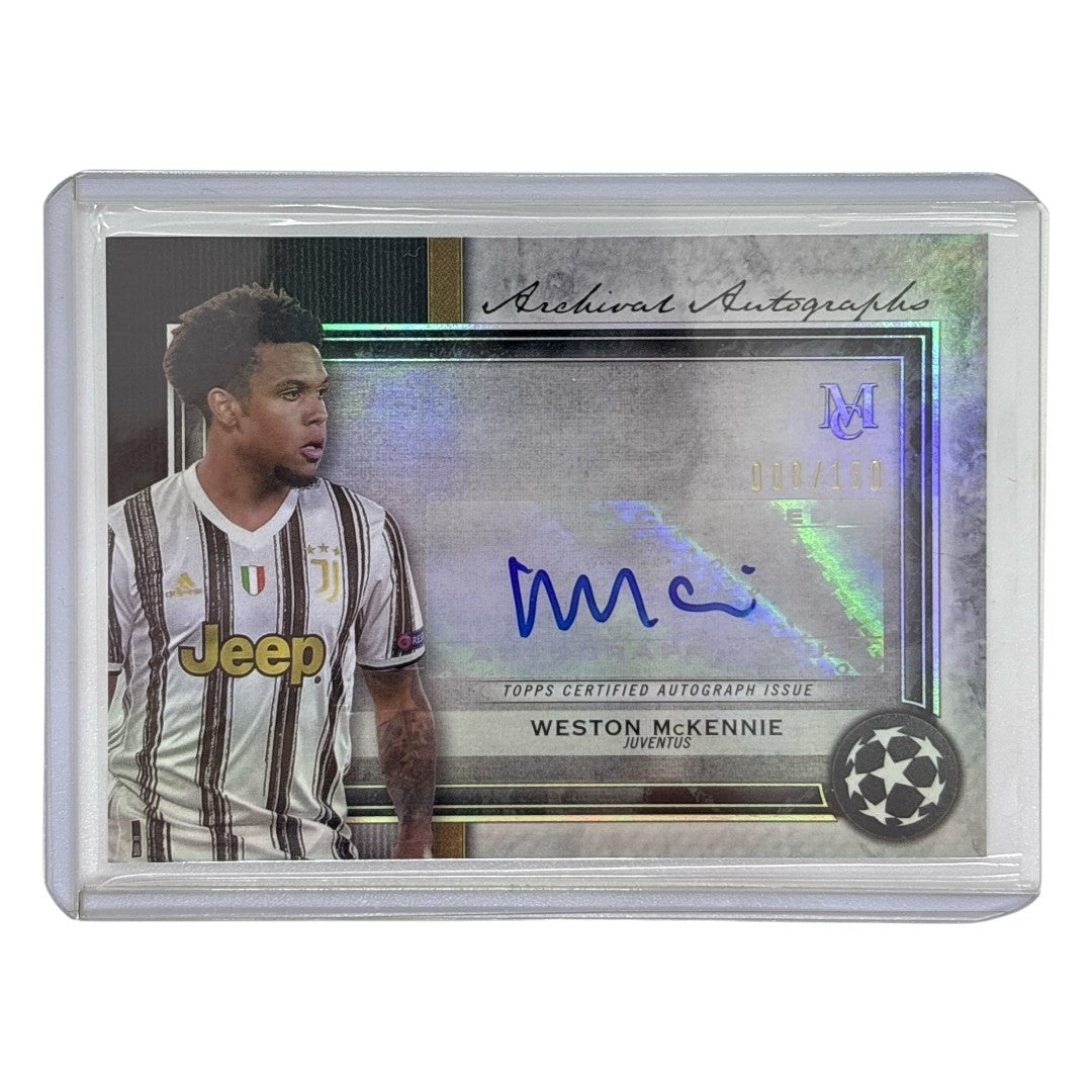 TOPPS サッカーカード MUSEUM COLLECTION WESTON MCKENNIE JUVENTUS /150 #AA-WM 中古 IT1