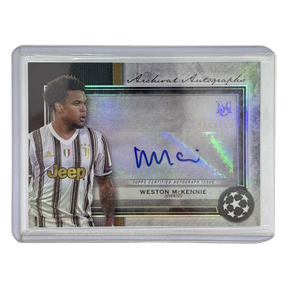 TOPPS サッカーカード MUSEUM COLLECTION WESTON MCKENNIE JUVENTUS /150 #AA-WM 中古 IT1