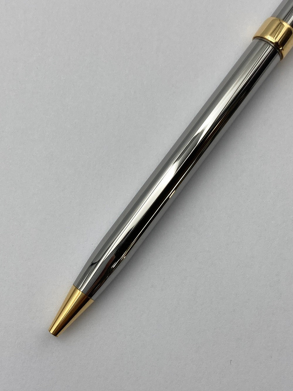 TIFFANY&Co. ティファニー Tクリップ ボールペン ツイスト式 ゴールドGP/シルバー コンビ 中古 D4