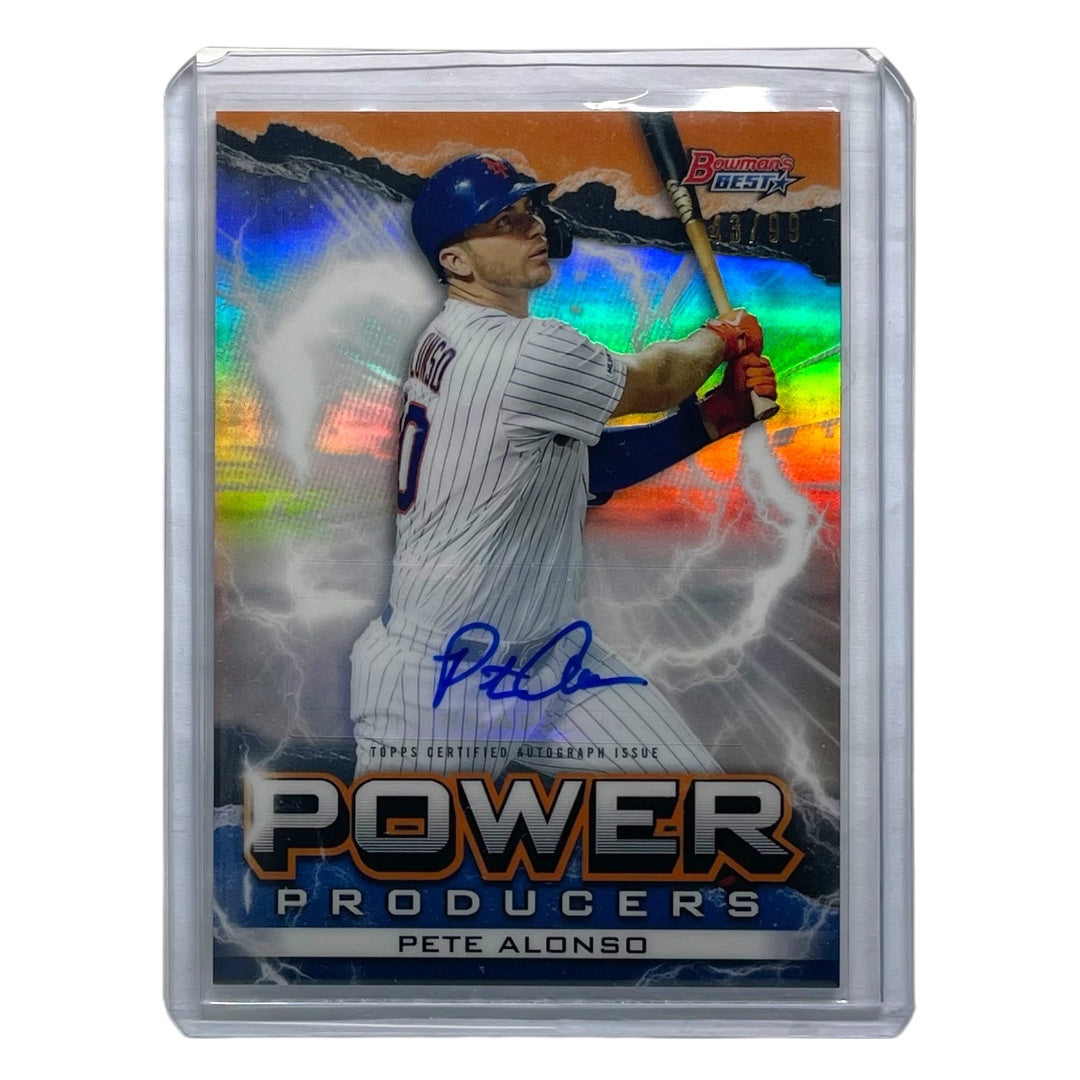TOPPS MLBカード BOWMAN'S BEST PETE ALONSO NEW YORK METS /99 #PP-PA 中古 IT2