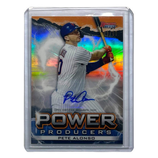 TOPPS MLBカード BOWMAN'S BEST PETE ALONSO NEW YORK METS /99 #PP-PA 中古 IT2