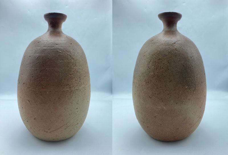 備前焼 吉田 浩一 大徳利 酒器 花器 花入 中古 D4