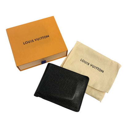 LOUIS VUITTON ルイヴィトン タイガ ポルトフォイユ フロリン 財布 メンズ 二つ折り パスケース 小銭入れ付き ブラック M31112 中古 T1