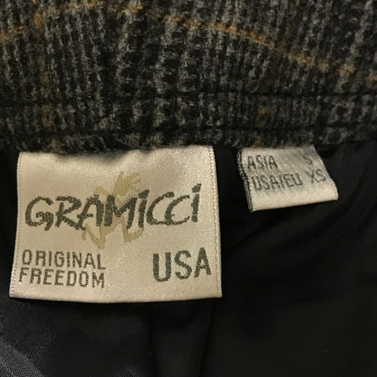 グラミチ GRAMICCI メンズ ウール ブレンド ニューナローパンツ GMP-19F061 (S, GCG：グレンチェックグレー) 秋 冬 チェック柄 中古 W1