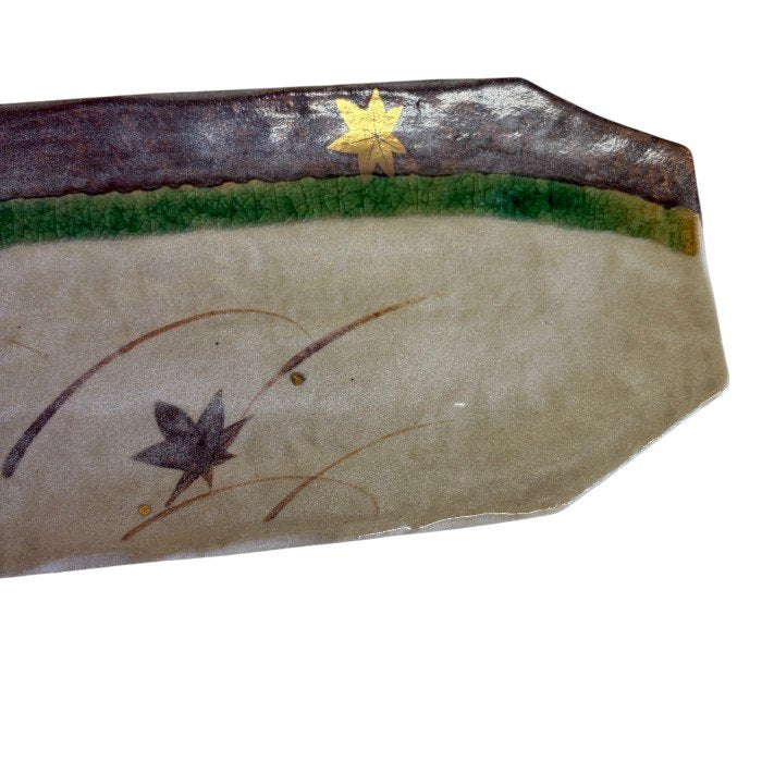 未使用品 たち吉 旭 長角皿 5枚 セット 和食器 食器 紅葉 和風 魚 皿 中古 W1