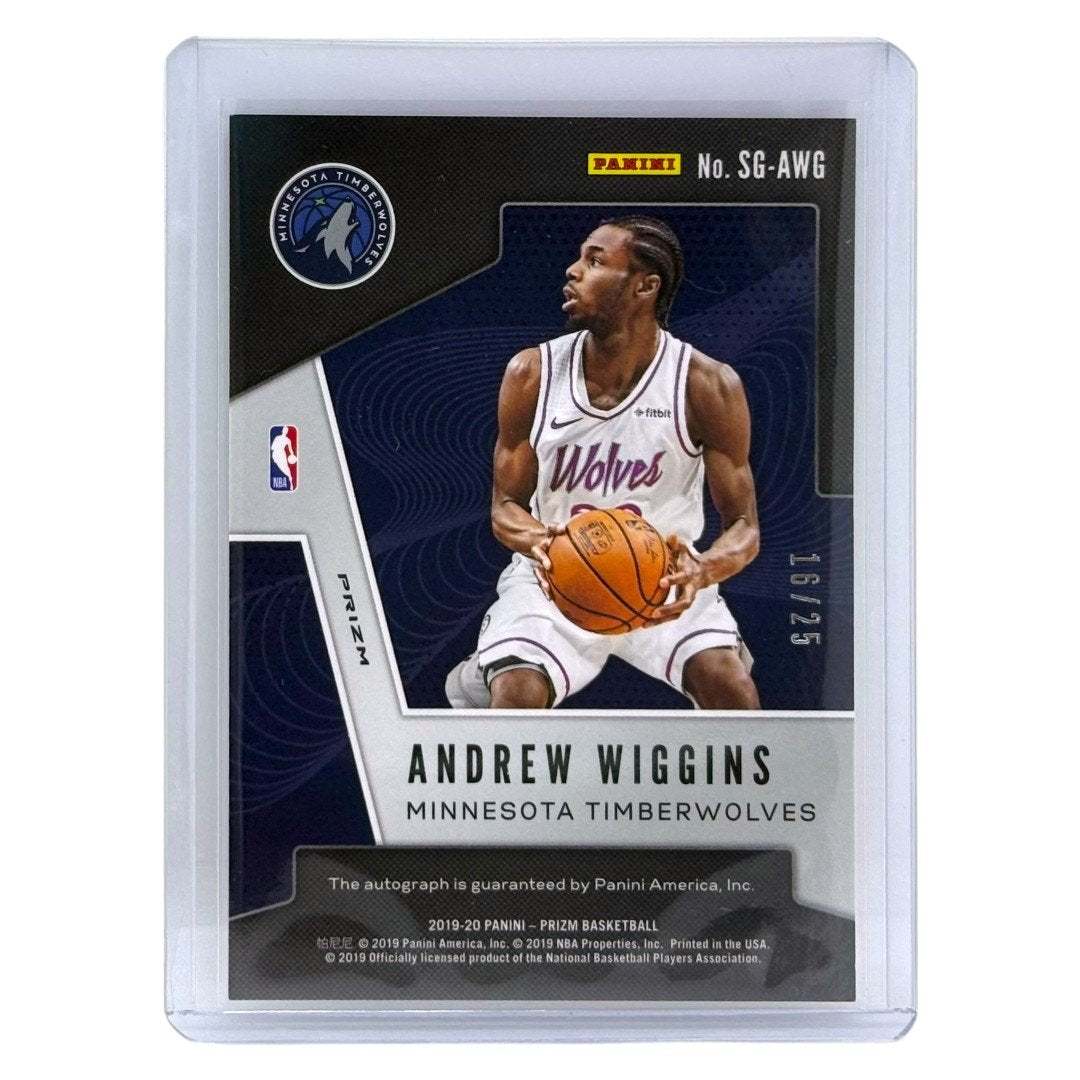 PANINI NBAカード PRIZM ANDREW WIGGINS MINNESOTA TIMBERWOLVES /25 #SG-AWG 中古 IT1