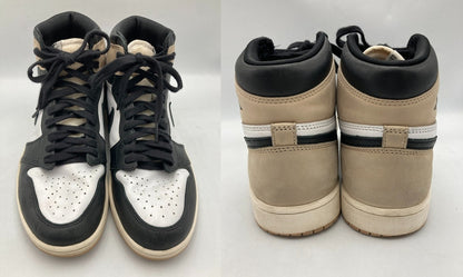 NIKE WMNS ナイキ ウィメンズ エアジョーダン1 RETRO HI OG Latte レトロ ハイ OG ラテ FD2596-021 サイズ27cm レディース 中古 D4