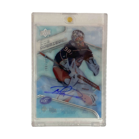 UPPER DECK NHLカード ICE ELVIS MERZLIKINS BLUE JACKETS 260/399 #IPA-EM 中古 IT2