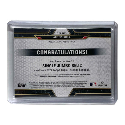 TOPPS MLBカード CHROME AUSTIN RILEY BRAVES 1/9 #SJR-ARL 中古 IT2