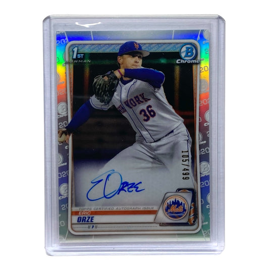 TOPPS MLBカード BOWMAN CHROME ERIC ORZE METS 105/499 #CDA-EO 中古 IT2