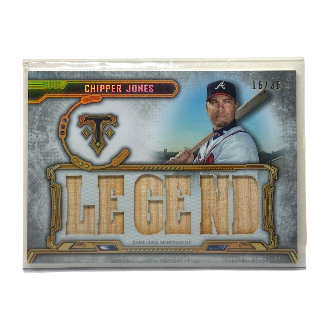 TOPPS MLBカード TRIPLE THREADS CHIPPER JONES BRAVES 16/36 #RLC-CJ 中古 IT2