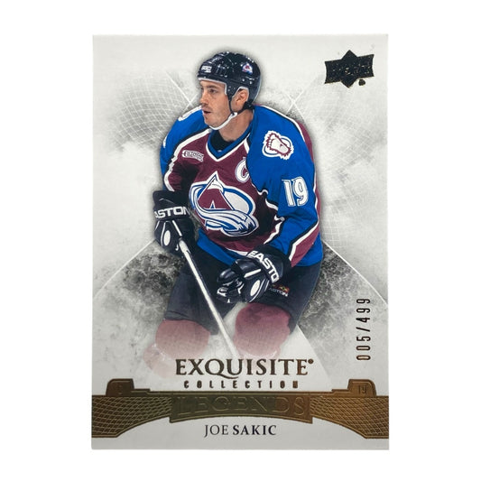 UPPER DECK NHLカード EXQUISITE COLLECTION JOE SAKIC COLORADO 005/499 #39 中古 IT2