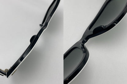 Ray-Ban レイバン WAYFARER ウェイファーラー サングラス RB2140 956 サイズ50 ホワイト/ブラック 中古 D4