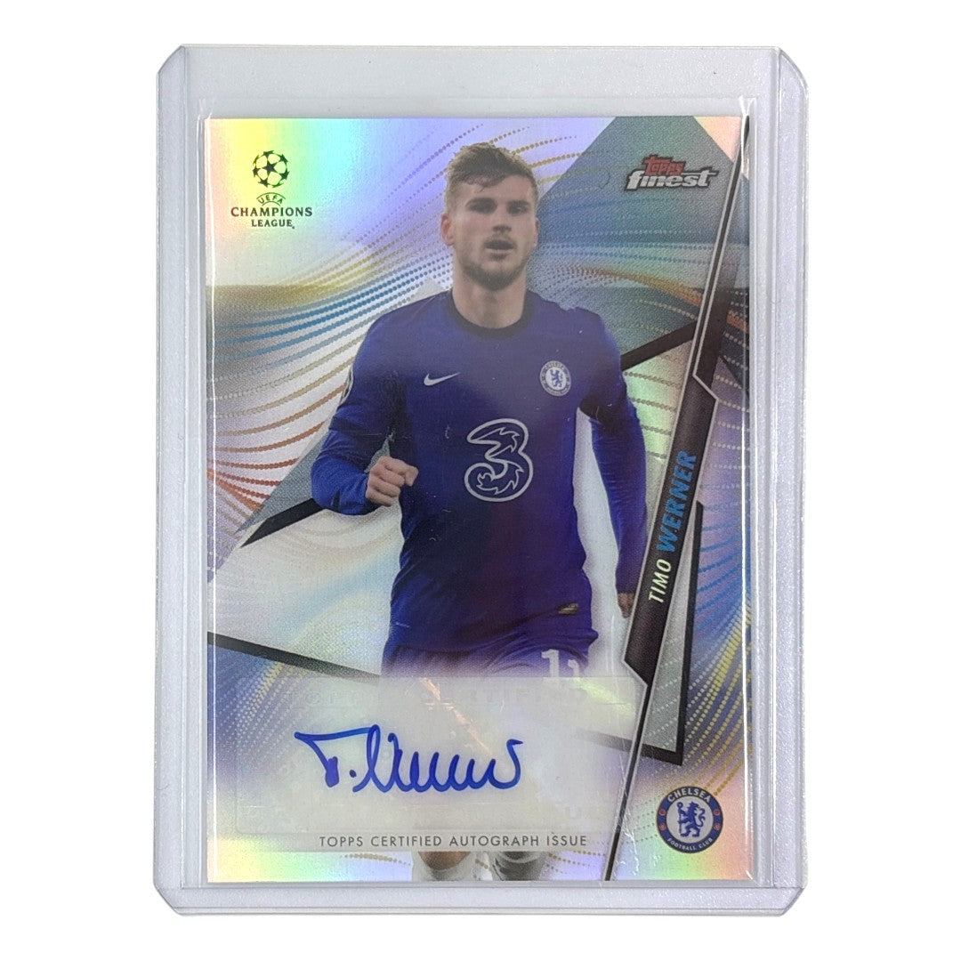 TOPPS サッカーカード FINEST TIMO WERNER CHELSEA #FA-TW 中古 IT1