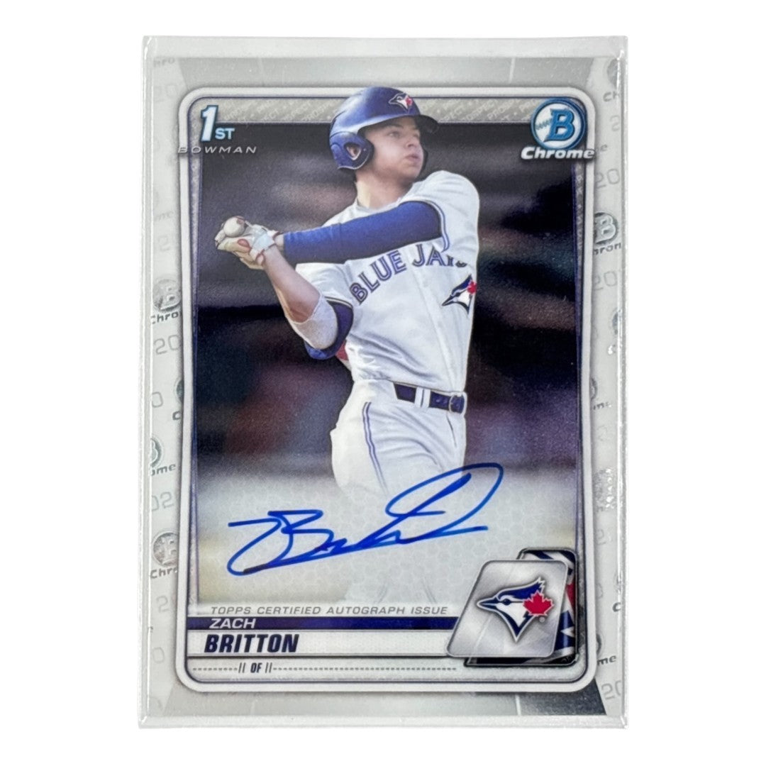 TOPPS MLBカード BOWMAN CHROME 1ST ZACH BRITTON TORONTO BLUE JAYS #CDA-ZB 中古 IT1