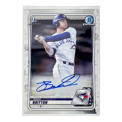 TOPPS MLBカード BOWMAN CHROME 1ST ZACH BRITTON TORONTO BLUE JAYS #CDA-ZB 中古 IT1