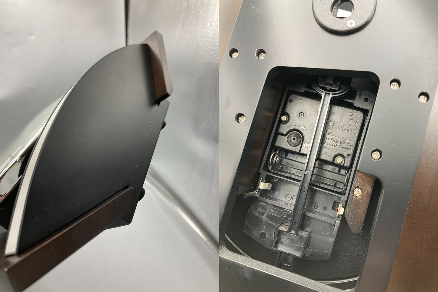 RHYTHM リズム時計 柱 掛け時計 アナログ モダンライフM05 振り子 4MPA05RH 中古 D4