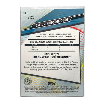 TOPPS サッカーカード FINEST CALLUM HUDSON-ODOI CHELSEA /125 #48 中古 IT2