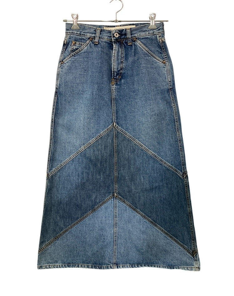 GAP 1969 ギャップ 00s イタリア製 パッチドデニムスカート 293029-00-6 サイズ4 中古 D4