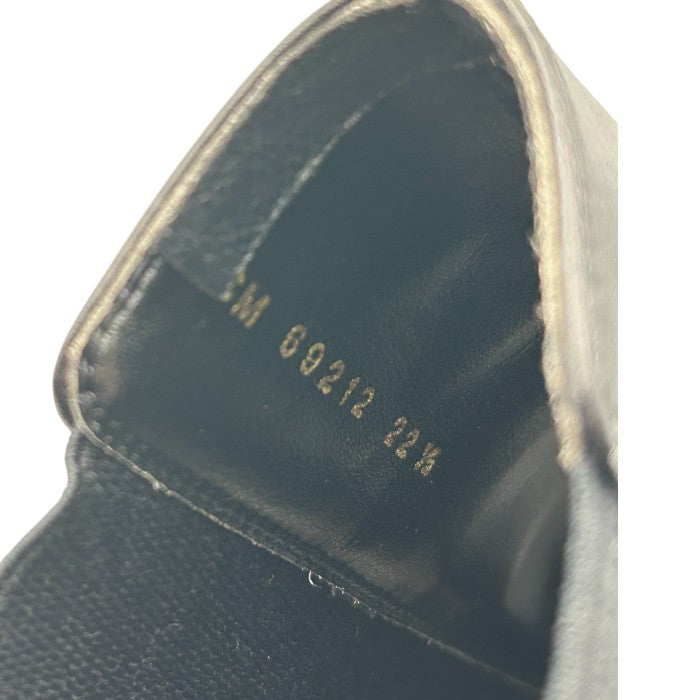 DAIANA ダイアナ サイドゴア ショートブーツ 22.5cm レディース レザー ブラック ヒール 中古 W４