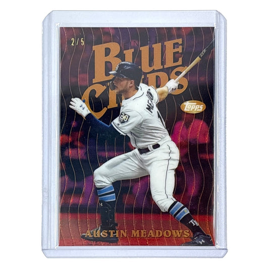 TOPPS MLBカード FINEST AUSTIN MEADOWS TAMPA BAY RAYS /5 #FBCAM 中古 IT1