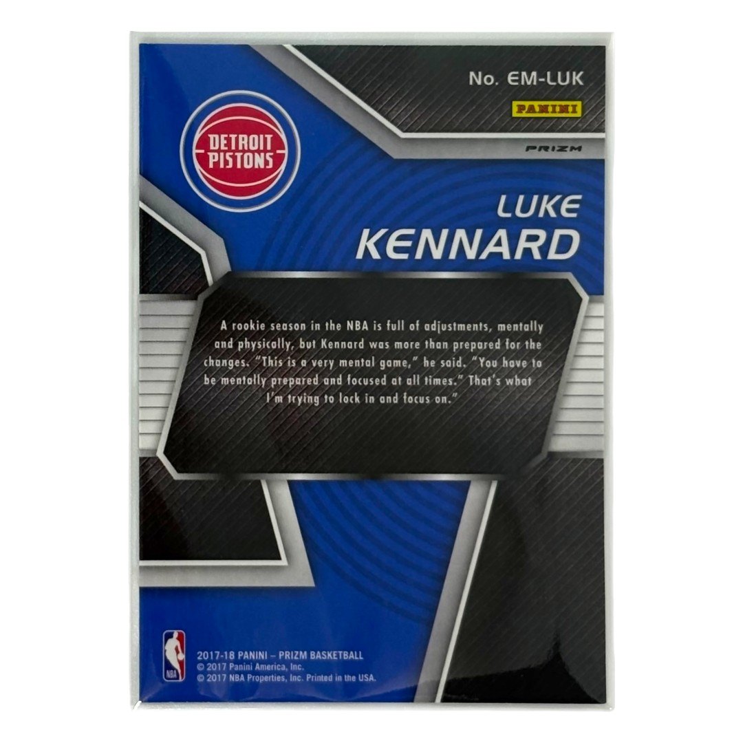PANINI NBAカード PRIZM LUKE KENNARD DETROIT PISTONS #EM-LUK 中古 IT1