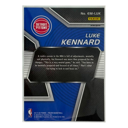 PANINI NBAカード PRIZM LUKE KENNARD DETROIT PISTONS #EM-LUK 中古 IT1