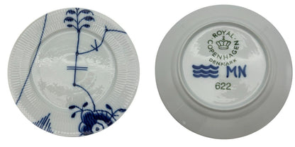 未使用品 ROYAL COPENHAGEN ロイヤルコペンハーゲン ブルーフルテッド 6枚 セット プレート 22cm 皿 大皿 洋食器 中古 W1