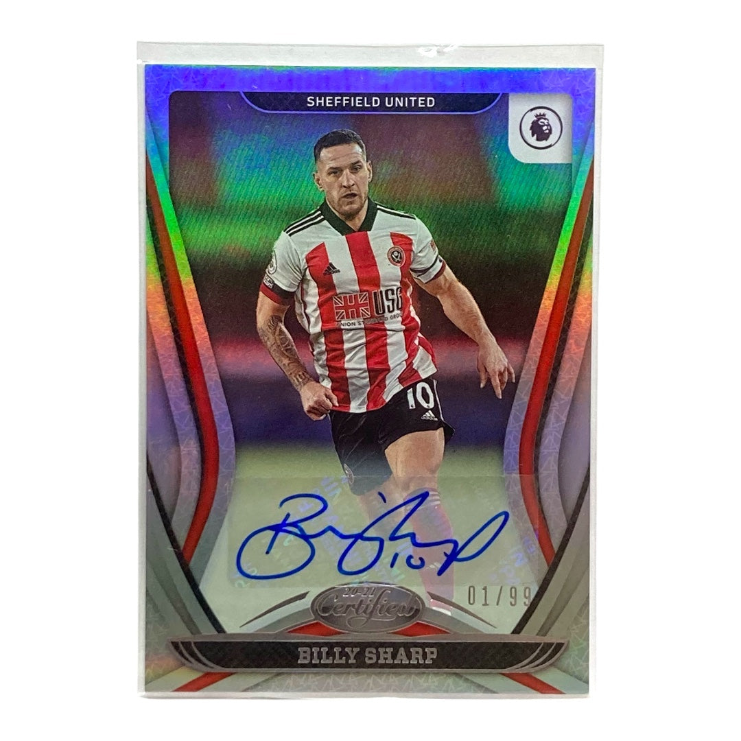 PANINI サッカーカードCHRONICLES CERTIFIED BILLY SHARP SHEFFIELD UNITED 01/99 #21 中古 IT2