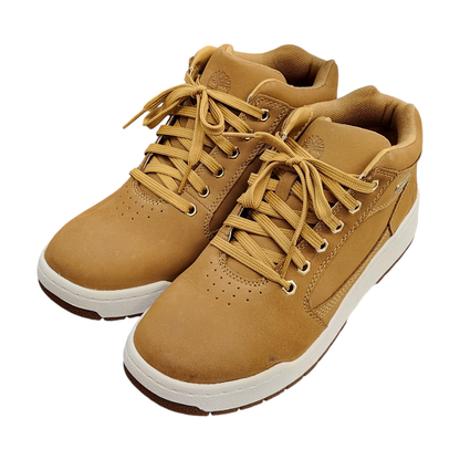 Timberland ティンバーランド BRIDGTON CHUKKA ブリッジトン チャッカ スニーカー メンズ ハイカット ヌバック WHEAT NUBUCK ブラウン 26cm A2QU3 中古 T1