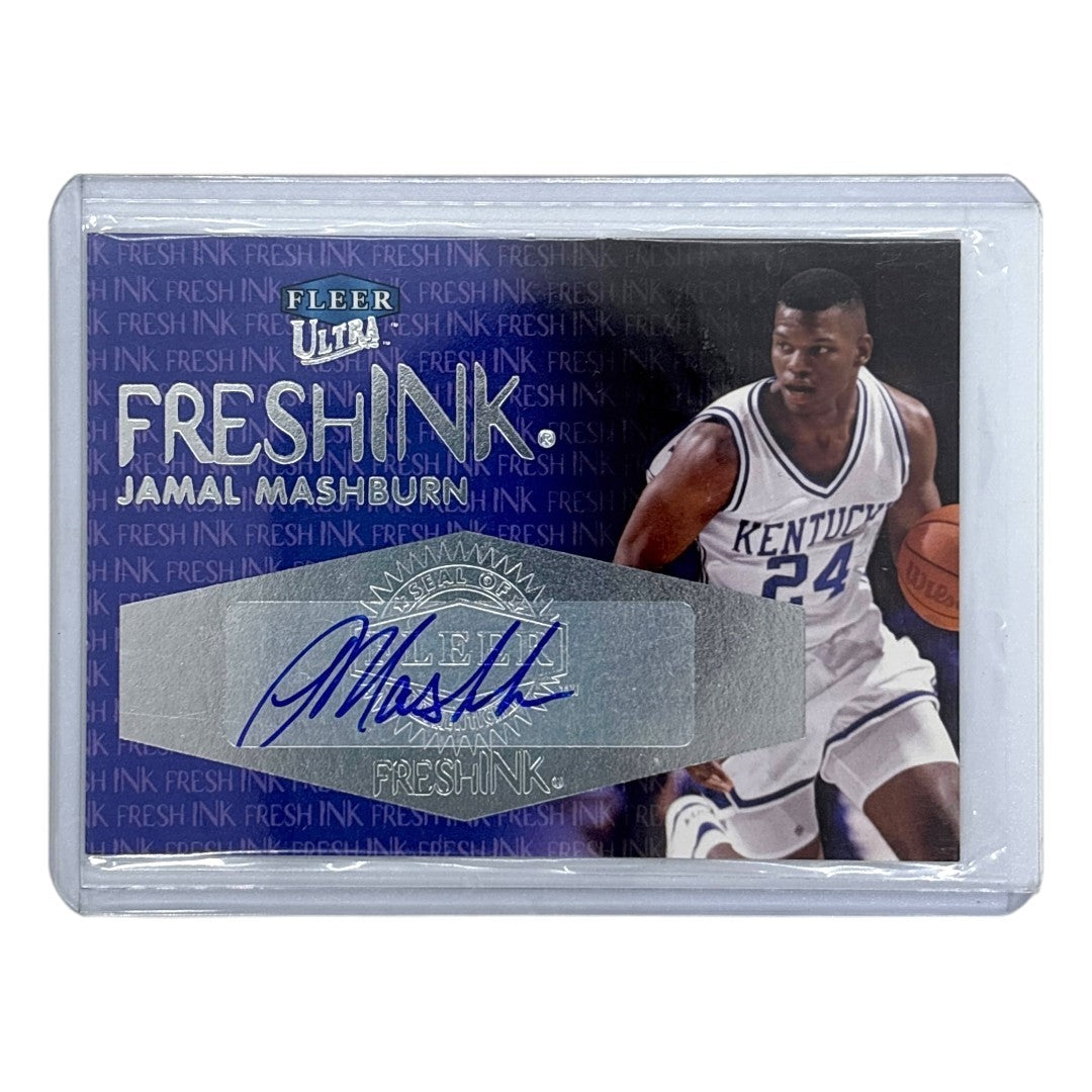 FLEER NBAカード ULTRA FRESH INK JAMAL MASHBURN KENTUCKY WILDCATS #UFI-JM 中古 IT1