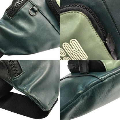 COACH コーチ トラックベルトバッグ メンズ レザー ウエストポーチ ボディバッグ 斜め掛け C6653 中古 T1
