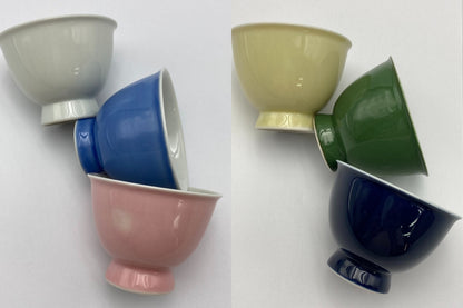 平安春峰 六色 煎茶器 中古 D4