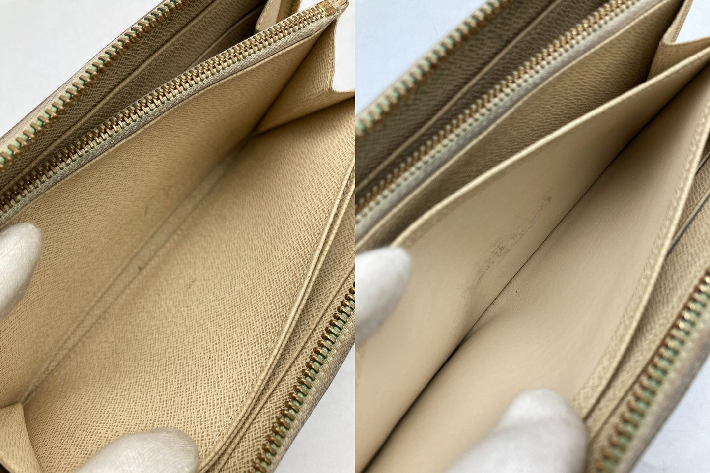 LOUIS VUITTON ルイヴィトン ジッピーウォレット ダミエアズール N41660 中古 D4