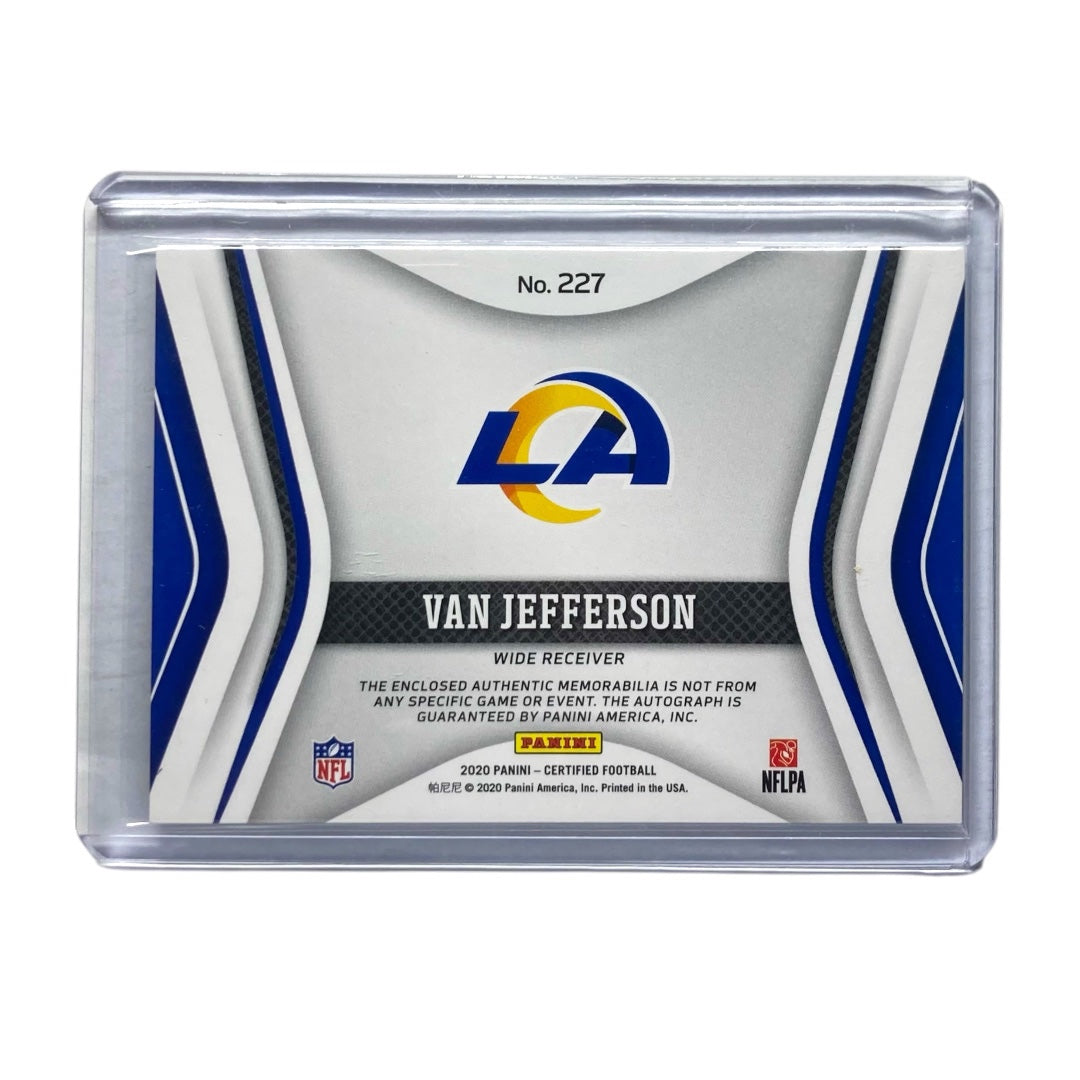 PANINI NFLカード CERTIFIED VAN JEFFERSON RAMS 49/99 #227 中古 IT2