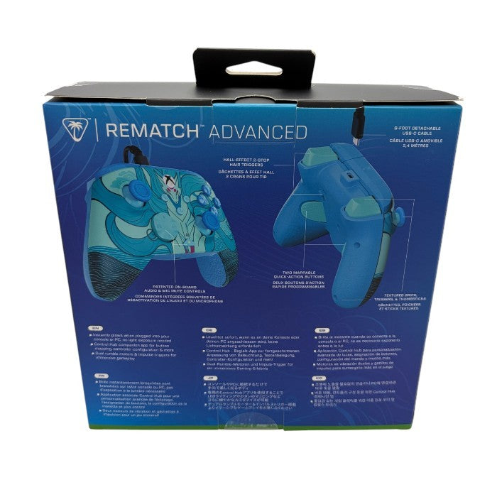 Xbox公認 TURTLE BEACH REMATCH ADVANCED コントローラー ブルーキツネ ゲーム おしゃれ Xbox Series X/S Xbox One 中古 W４