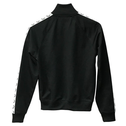 FRED PERRY フレッドペリー トラックジャケット レディース ジャージ サイドテープ ブラック UK10サイズ SJ8135 中古 T1