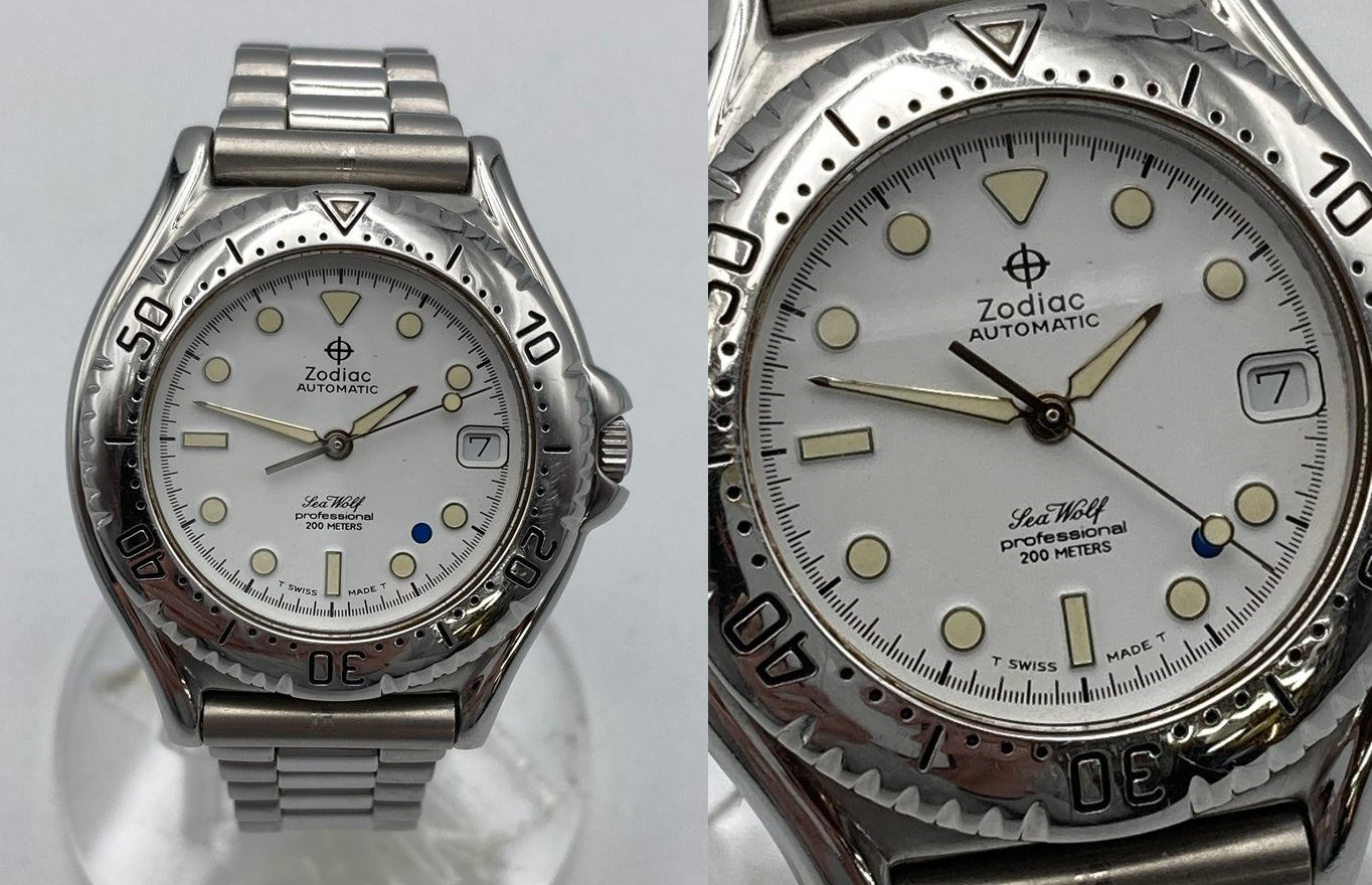 Zodiac Sea Wolf ゾディアック シーウルフ プロフェッショナル 200ｍ オートマティック 腕時計 中古 D4