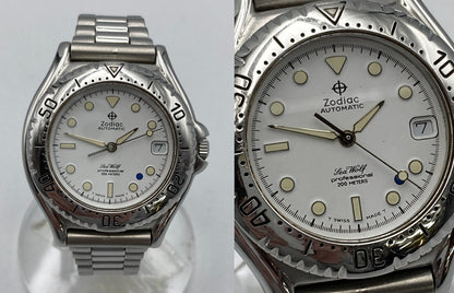 Zodiac Sea Wolf ゾディアック シーウルフ プロフェッショナル 200ｍ オートマティック 腕時計 中古 D4