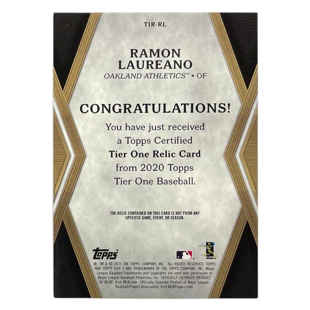 TOPPS MLBカード TIER 1 RAMON LAUREANO OAKLAND ATHLETICS /395 #T1R-RL 中古 IT2