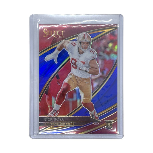 PANINI NFLカード SELECT FIELD LEVEL PRIZM NICK BOSA SAN FRANCISCO 49ERS 26/75 #250 中古 IT1