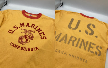 TOYS McCOY トイズマッコイ CAMP SHIBUYA リンガーTシャツ サイズS メンズ 中古 D4
