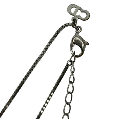 Christian Dior クリスチャン ディオール トロッター プレート ネックレス アクセサリー ブランド レディース ペンダント 中古 W1