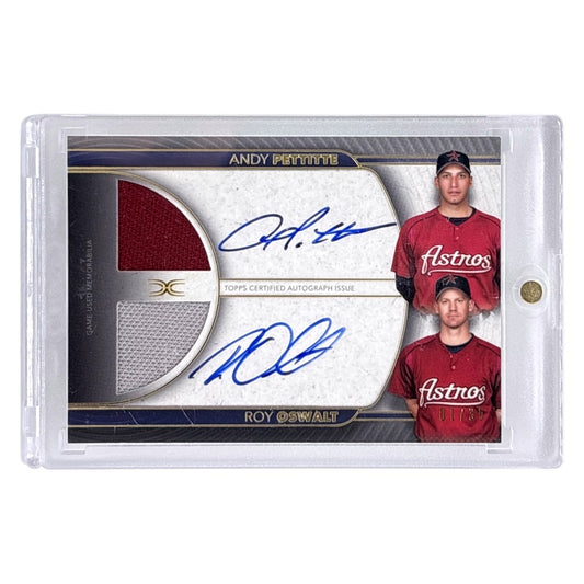 TOPPS MLBカード DEFINITIVE COLLECTION ANDY PETTITTE ROY OSWALT HOUSTON ASTROS /35 #DAR-PO 中古 IT1