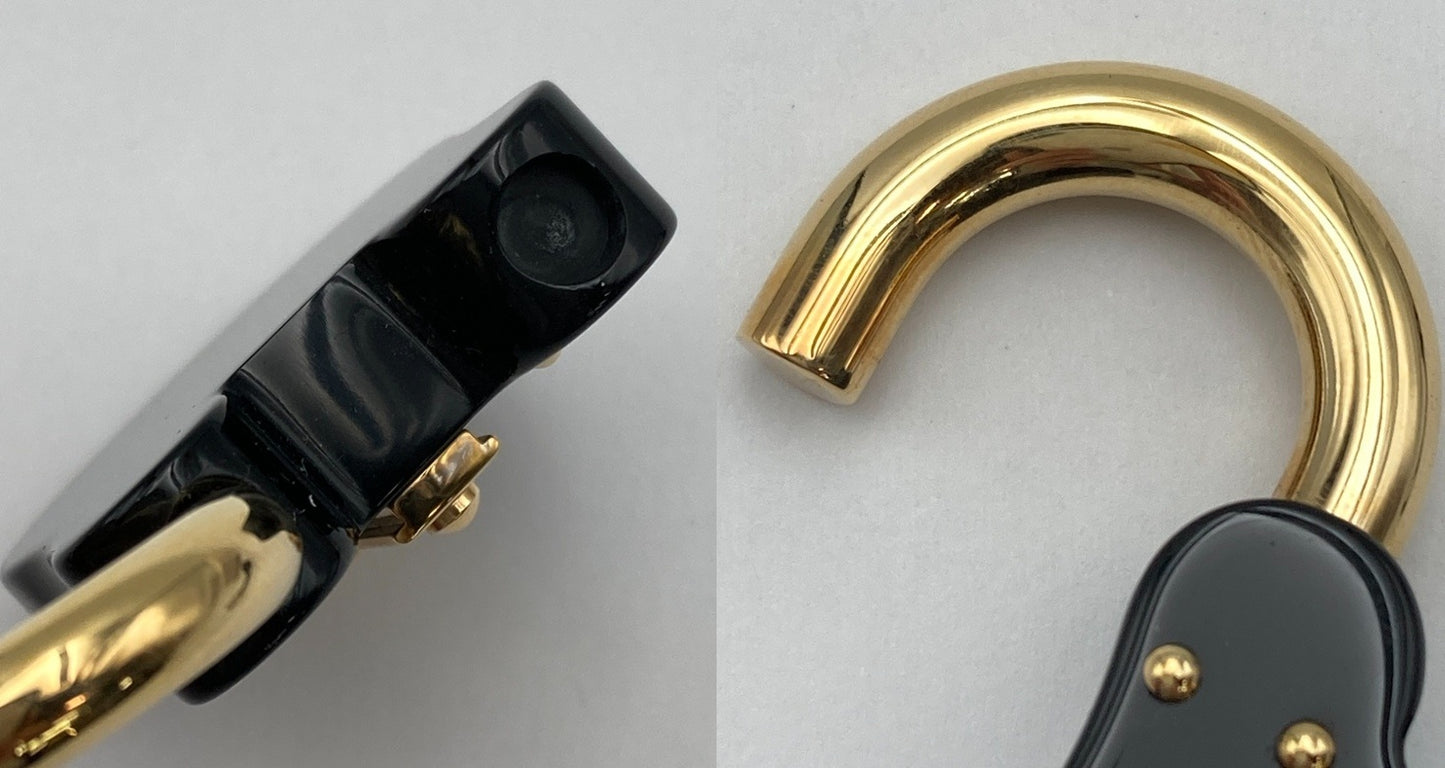 LOEWE ロエベ パドロック型 キーホルダー チャーム 中古 D4