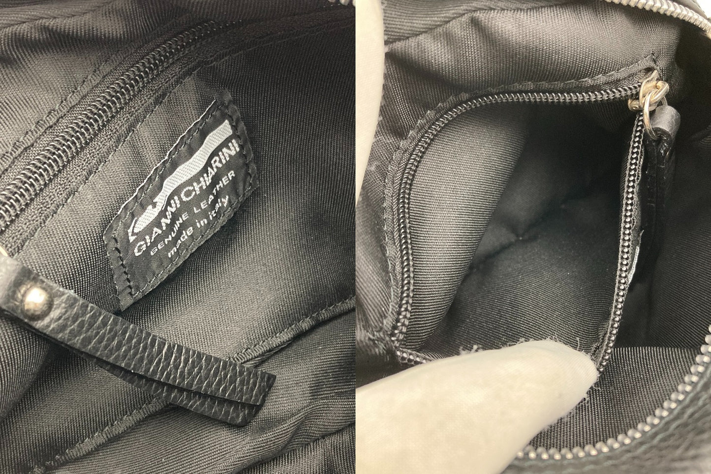 GIANNI CHIARINI ジャンニ キアリーニ レザー 3WAY ショルダーバッグ 中古 D4