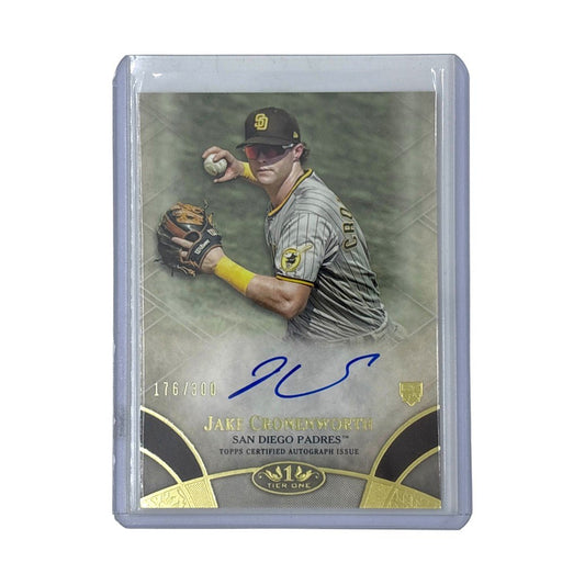 TOPPS MLBカード TIER ONE JAKE CRONENWORTH SAN DIEGO PADRES 176/300 #BOA-JC 中古 IT1