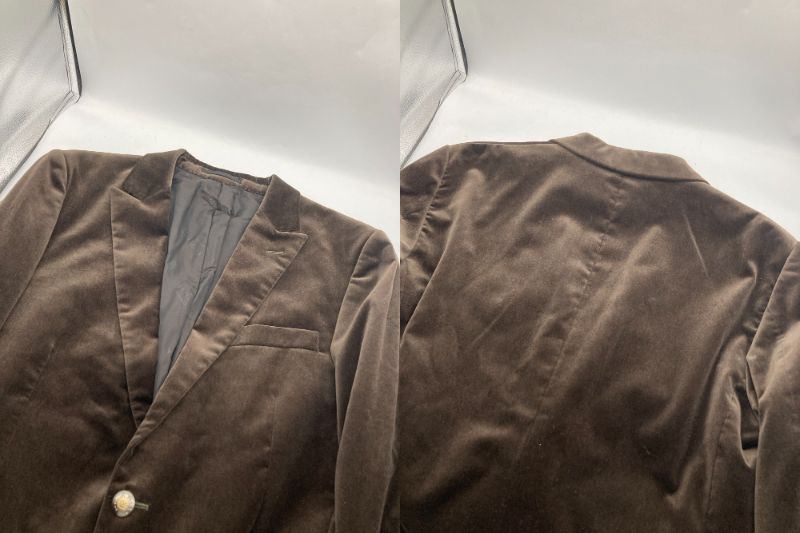 EPOCA UOMO エポカウォモ ベロア テーラードジャケット サイズ48 中古 D4